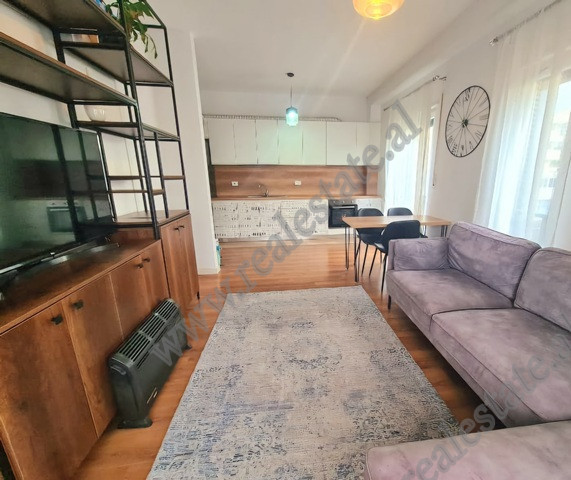 Two bedroom apartment for rent at Quartum Residence, in Panorama street in Tirana.
Located on the 3